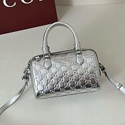 Gucci GG Emblem small boston bag 848889 20.5x14x11.5cm - 2