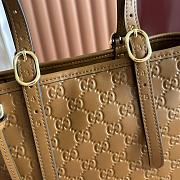 Gucci Emblem crossbody brown bag 25*20*10cm - 2