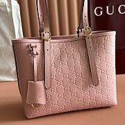 Gucci Emblem crossbody pink bag 25*20*10cm - 5