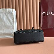 Gucci Emblem crossbody black bag 25*20*10cm - 4