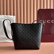 Gucci Emblem crossbody black bag 24*26*10cm - 1