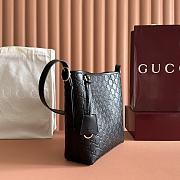 Gucci Emblem crossbody black bag 24*26*10cm - 6