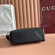 Gucci Emblem crossbody black bag 24*26*10cm - 5