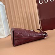 Gucci Emblem crossbody red bag 15*18*8cm - 3