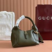 Gucci Softbit crossbody green bag 27.5*21*16cm - 5