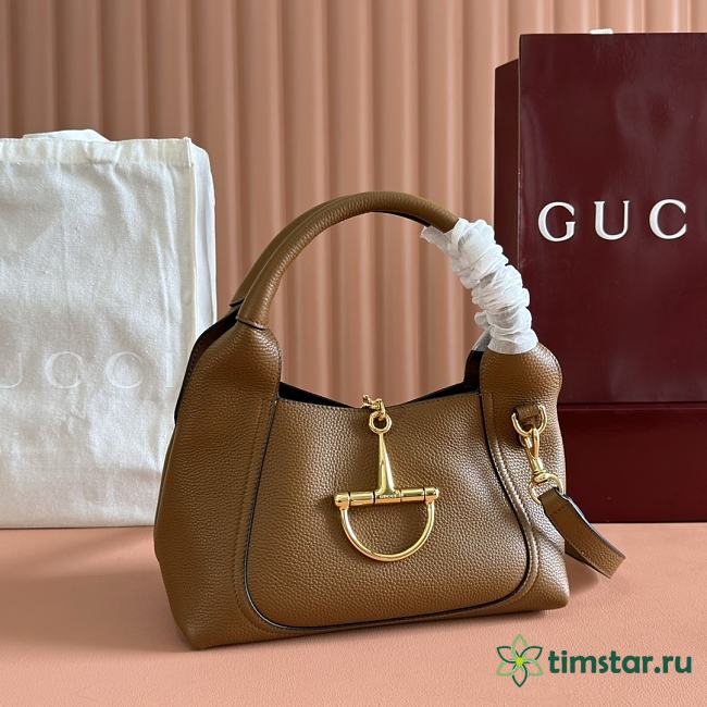 Gucci Softbit crossbody brown bag 27.5*21*16cm - 1