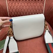 Gucci Horsebit 1955 white crossbody bag 20.5*14*5cm - 4
