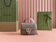 Gucci GG Marmont pink crossbody bag - 1