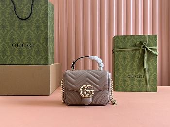 Gucci GG Marmont pink crossbody bag