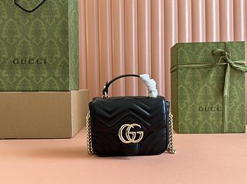 Gucci GG Marmont black crossbody bag