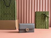 Gucci Blondie grey wallet 20*13*6cm - 4