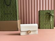 Gucci Blondie white wallet 20*13*6cm - 2