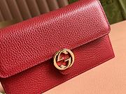 Gucci Blondie red wallet 20*13*6cm - 2