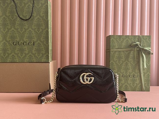 Gucci GG Marmont black crossbody bag 24*13*7cm - 1