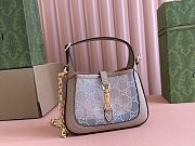 Gucci Jackie 1961 crystals mini crossbody bag 19*13*3cm 1 - 6