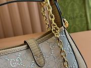 Gucci Jackie 1961 crystals mini crossbody bag 19*13*3cm 1 - 4