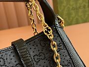 Gucci Jackie 1961 crystals mini crossbody bag 19*13*3cm 3 - 4