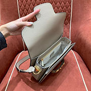 Gucci Horsebit 1955 crossbody white bag 20.5*14*5cm - 6