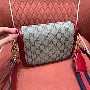 Gucci Horsebit 1955 crossbody red bag 20.5*14*5cm - 4