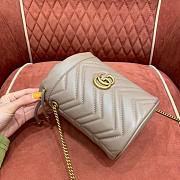Gucci GG Marmont crossbody bag 19*17*10cm - 3