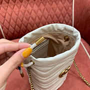 Gucci GG Marmont crossbody white bag 19*17*10cm - 5