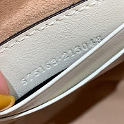 Gucci GG Marmont crossbody white bag 19*17*10cm - 2