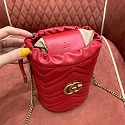 Gucci GG Marmont crossbody red bag 19*17*10cm - 4