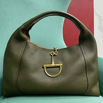 Gucci Softbit crossbody green bag 46*26*16cm