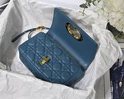 DIOR CARO blue BAG M9241U 20x12x7cm  - 2