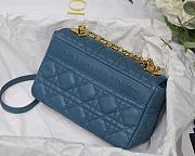 DIOR CARO blue BAG M9241U 20x12x7cm  - 4