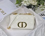 DIOR CARO White BAG M9241U 20x12x7cm  - 1