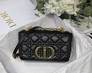 DIOR CARO Black BAG M9241U 20x12x7cm - 1