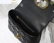 DIOR CARO Black BAG M9241U 20x12x7cm - 4