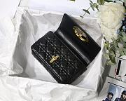 DIOR CARO Black BAG M9241U 20x12x7cm - 2