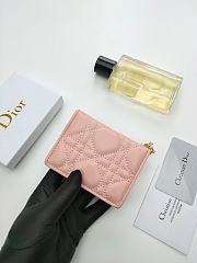 DIOR Pink WALLET 10.5x7.5x2.5cm - 5