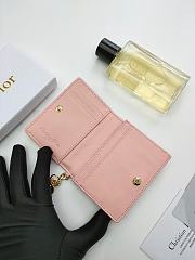 DIOR Pink WALLET 10.5x7.5x2.5cm - 3