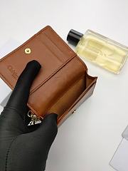 DIOR Brown WALLET 10.5x7.5x2.5cm - 4
