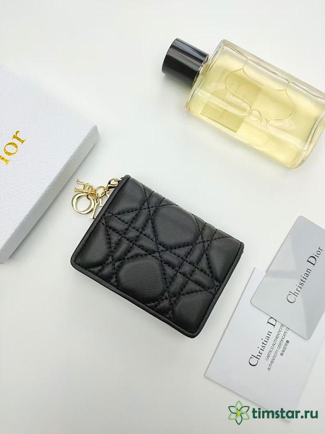 DIOR Black WALLET 10.5x7.5x2.5cm - 1