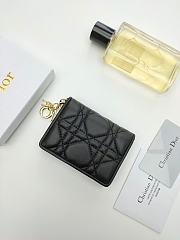 DIOR Black WALLET 10.5x7.5x2.5cm - 1