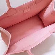 DIOR BOOK TOTE PINK BAG 120903C 36.5x28x16cm - 5