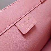 DIOR BOOK TOTE PINK BAG 120903C 36.5x28x16cm - 3