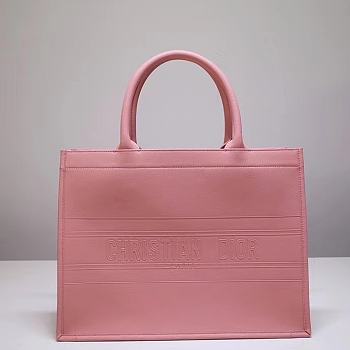 DIOR BOOK TOTE PINK BAG 120903C 36.5x28x16cm
