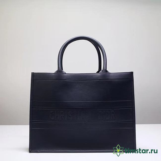 DIOR BOOK TOTE BLACK BAG 120903C 36.5x28x16cm - 1