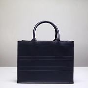 DIOR BOOK TOTE BLACK BAG 120903C 36.5x28x16cm - 5