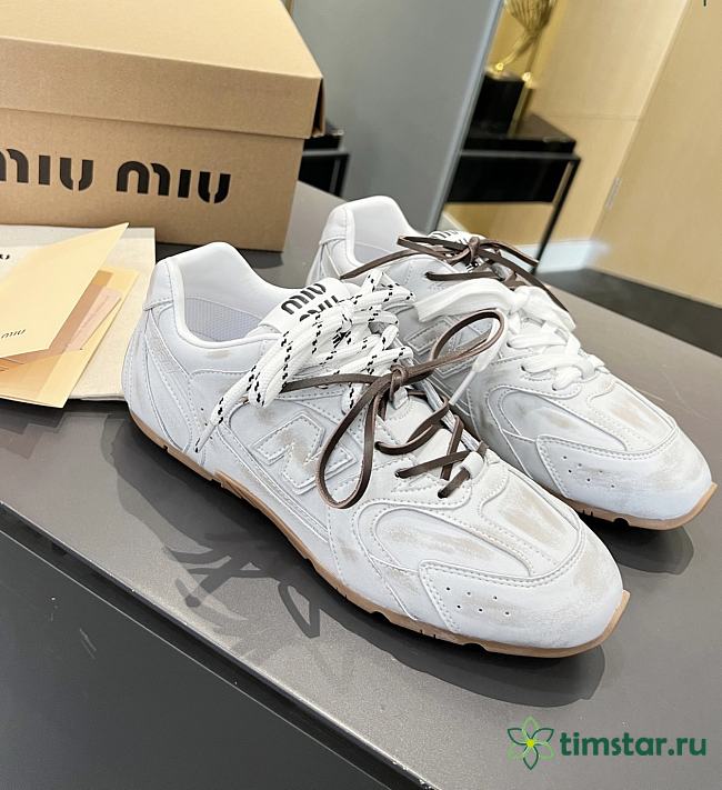 Miu Miu xNew Balance NB530 white snekaer  - 1