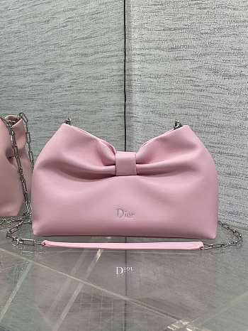 Dior LAMBSKIN 2026 pink· Bag 27x8x18cm 7