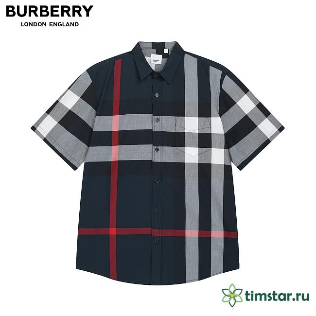 Burberry lattice shirt  - 1