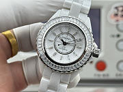 Chanel watch white 33mm - 5