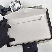 YSL White gold buckle bag 27*16*2cm - 5