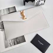 YSL White gold buckle bag 27*16*2cm - 4